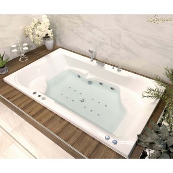 FLIPPER DUO 200 X 120 VASCA DA BAGNO IDROMASSAGGIO CON SEDUTE 