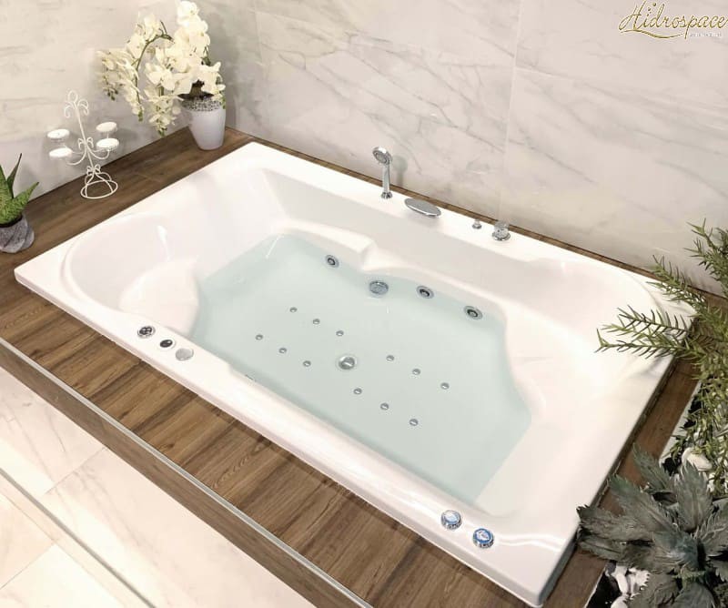 FLIPPER DUO 200 X 120 VASCA DA BAGNO IDROMASSAGGIO CON SEDUTE 