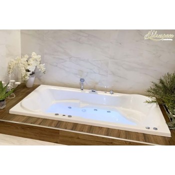 FLIPPER DUO 200 X 120 VASCA DA BAGNO IDROMASSAGGIO CON SEDUTE 