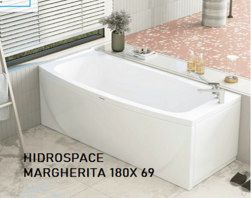 MARGHERITA 180 X 70/80 VASCA SPANCIATA