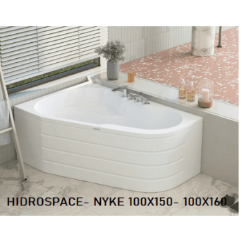 NYKE 100x150 VASCA DA BAGNO ASIMMETRICA  