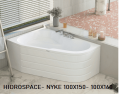 NYKE 100x150 VASCA DA BAGNO ASIMMETRICA  