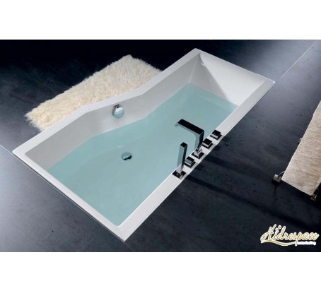 ONDA 85 x 160 - 170 VASCA DA BAGNO ASIMMETICA DOCCIA 