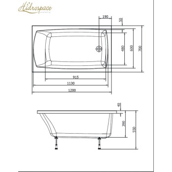 PRATIKA 70 x 120-130-140-150 IDROMASSAGGIO VASCA DA BAGNO RETTANGOLARE 