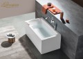 PRATIKA 70 x 120-130-140-150 VASCA DA BAGNO IDROMASSAGGIO RETTANGOLARE 