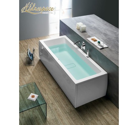 RECTA DUO 170x80 VASCA DA BAGNO RETTANGOLARE IDROMASSAGGIO DUE POSTI