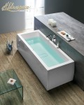 RECTA DUO 170x80 VASCA DA BAGNO RETTANGOLARE IDROMASSAGGIO DUE POSTI