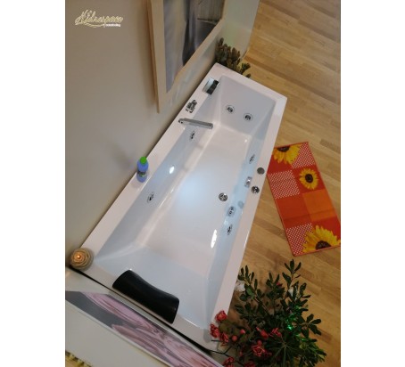 TRIAL 120 X 160 VASCHE DA BAGNO IDROMASSAGGIO ASIMMETRICA