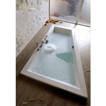 TRIAL 90 X 170 VASCA DA BAGNO IDROMASSAGGIO ASIMMETRICA