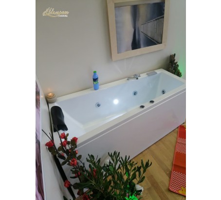 TRIAL 90 X 170 VASCA DA BAGNO IDROMASSAGGIO ASIMMETRICA