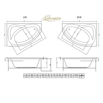 VENERE 160 X 90 SX DX 